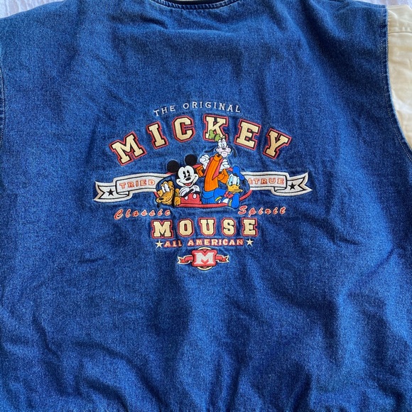 Unisex Vintage Disney Denim Jacket Size Large - Picture 7 of 13